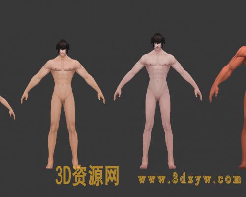 男角色裸模集合