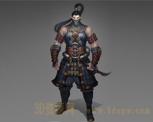 游戏角色 战士模型