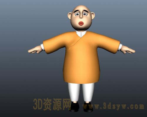 卡通胖和尚