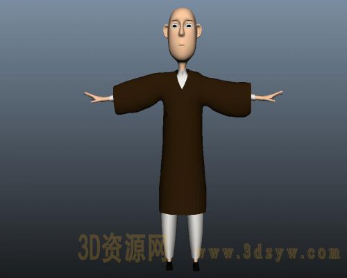 三个和尚 瘦和尚