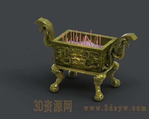香炉模型