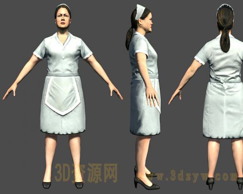 女服务员