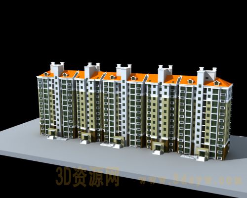 小区楼小高层楼房