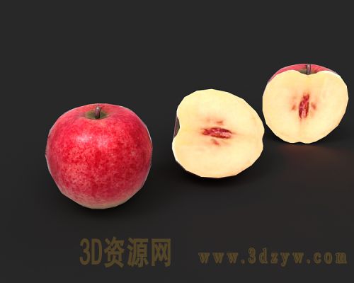 大红苹果模型