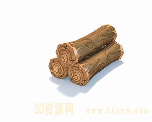 木头 木棒柴火模型