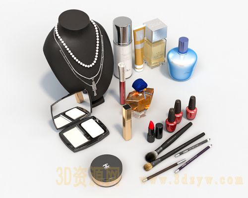 女式化妆护肤品 珠宝项链