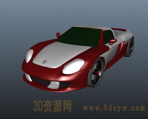 保时捷Carrera GT跑车模型