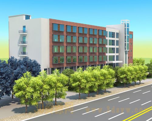 室外大楼建筑