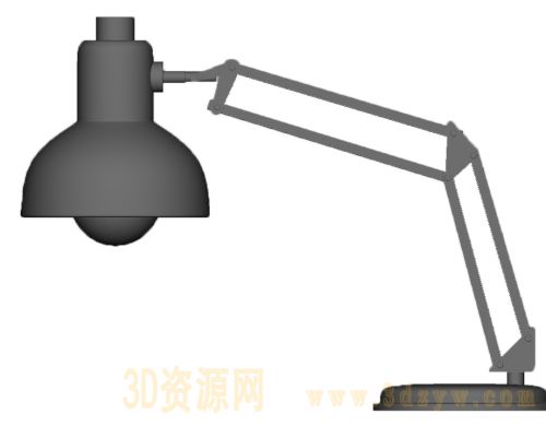 maya台灯模型