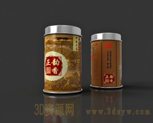 茶叶盒子模型