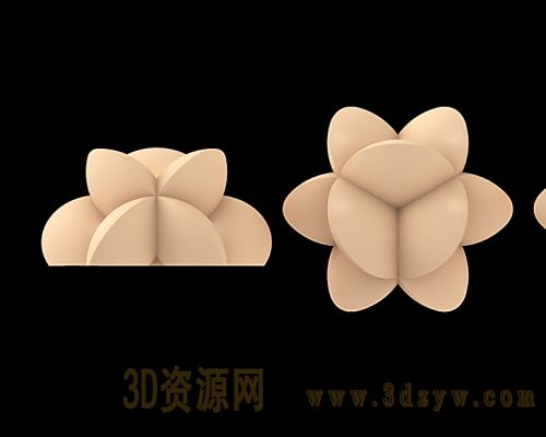 3D打印花模型 异形3D打印模型