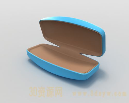 眼镜盒3d模型