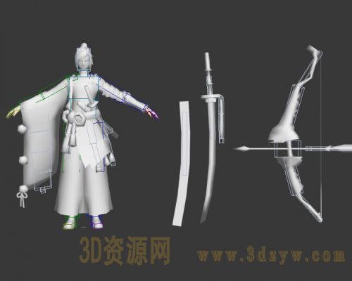 游戏角色模型