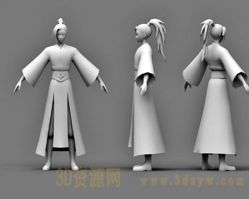古装少年模型 古代人物