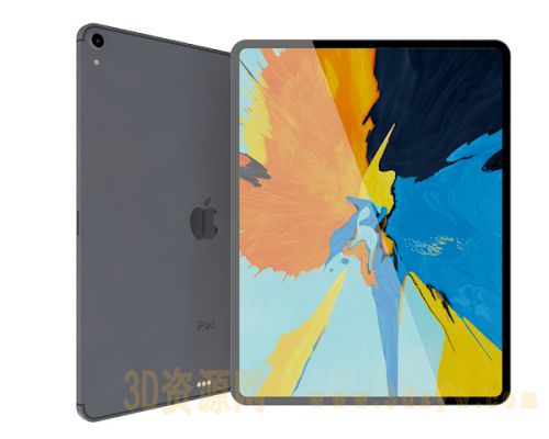  IPad Pro 12inches 2019 3D模型 苹果平板电脑模型