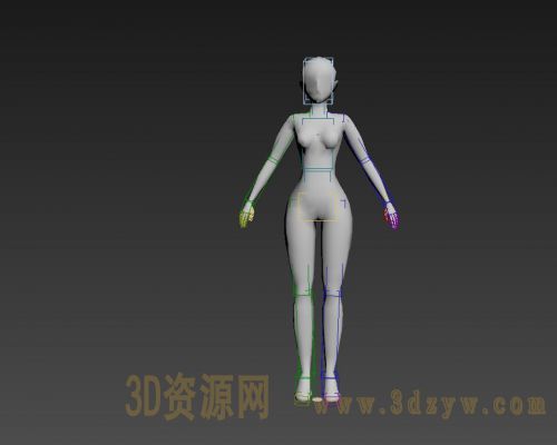 女人体模型 人物模型