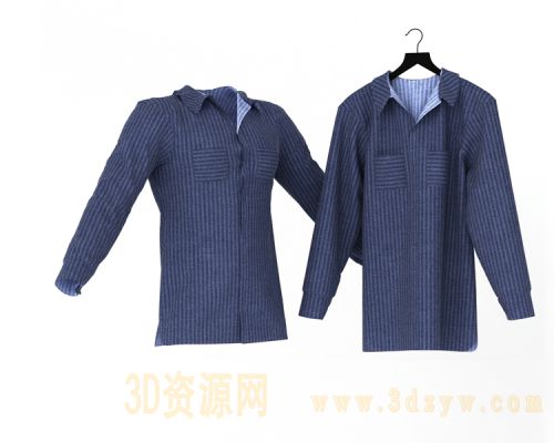衬衣模型 男士衬衣 衣服模型