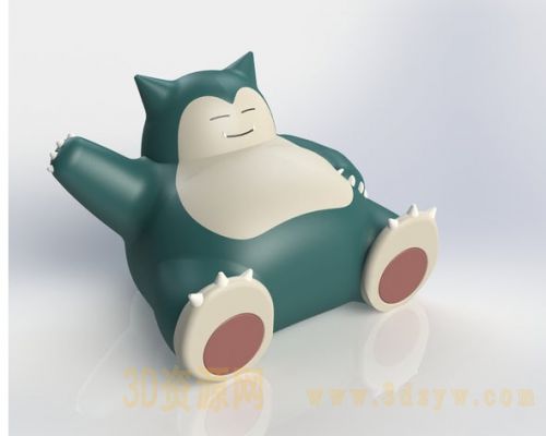 卡比兽3D打印图纸 卡比兽模型