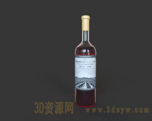 酒瓶模型 红酒