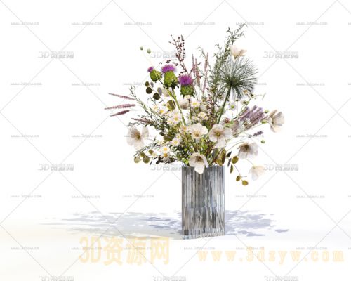 桌花 鲜花模型 花卉 插花模型