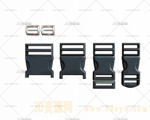 塑料插扣模型 卡扣 书包扣环配件