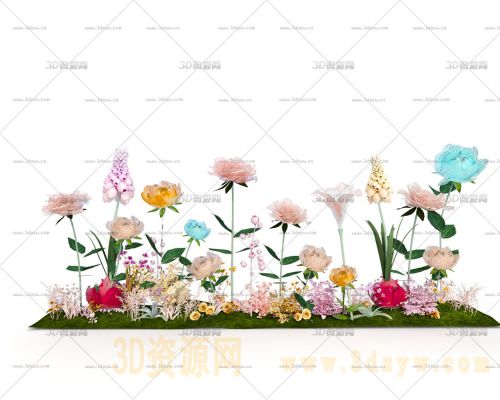 花模型 花朵 花卉 花卉景观