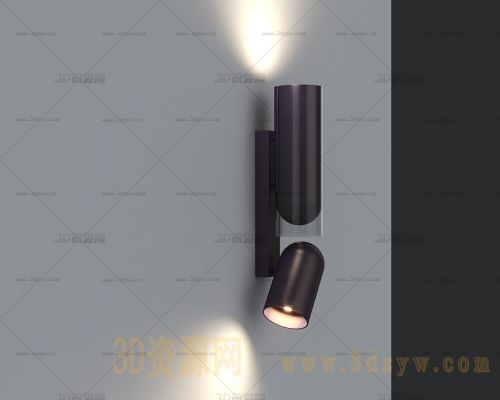 壁灯 射灯模型