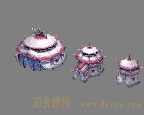 游戏帐篷模型合集 蒙古包