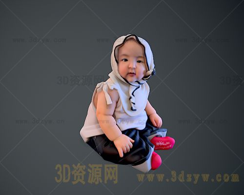 儿童手办模型 男宝打印模型