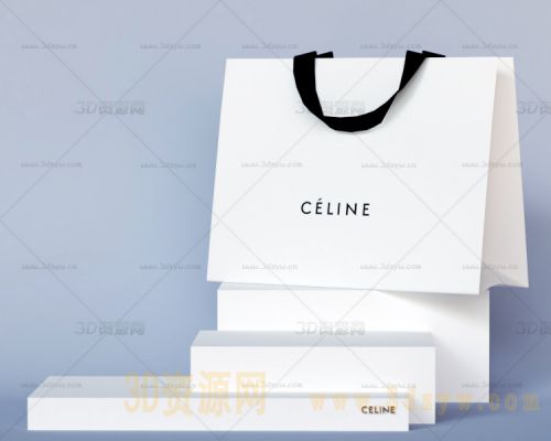 手提袋模型 袋子 提包 包装袋