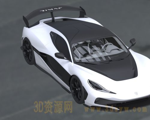 RimacNeveraR2.0超跑汽车带内饰